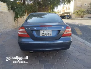  3 بحاله نادره مرسيدس CLK240 موديل 2005