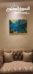  3 لوحه فنيه كانفاس مرسومه باليد