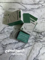  2 بطاريات كامرات