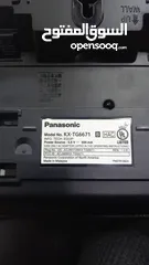  4 تلفون ارضي لاسلكي panasonic مع انتركوم