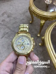  2 ساعه NAVI FORCE مستعمله أسبوعين فقط السعر الأصلي 355دينار خصم لتصبح 265دينار وتوصيل مجاني لون ذهب