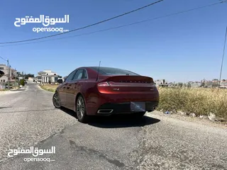  4 لينكولن MKZ موديل 2014 (black lable) لون قرميدي