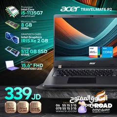  1 ACER travelmate p2 CORE I5-1135G7 Laptop لاب توب ايسر اي فايف جيل 11 بسعر حرق 