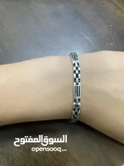  1 إسوارة روليكس فضة ‏Silver Rolex bracelet