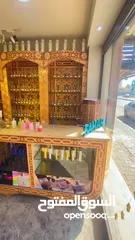  3 ديكور محل عطور زيتية خشبي لوح معالج النقشة الاسلامية