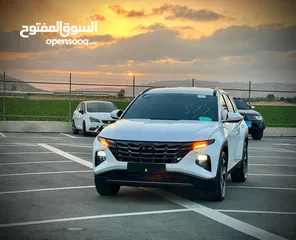  5 هونداي توسان /2022 فل الفل بدون فتحة سقف  2x4 ///240Hp بنزين + كهرباء  ( Haybrid) 1600cc