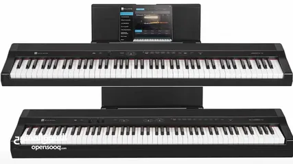  2 Williams Allegro IV In-Home Pack Digital Piano With Stand, Bench & Piano-Style Pedal Black