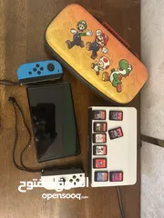  3 Nintendo Switch OLED w/ Games and Accessories  - نينتندو سويتش OLED مع لعبة وملحقات