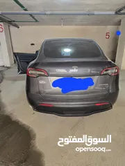  1 tesla model y 2021 بحاله متتازه