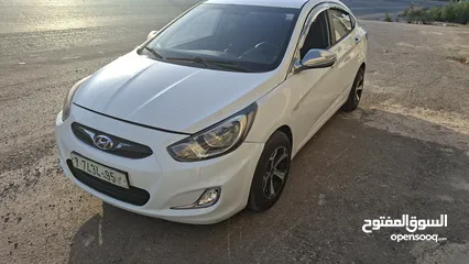  4 هواندي اكسنت ديزل موديل 2013_اتومتيك_ماتور 1600تربوا_السيارة صلاة النبي نظيفة وبسعر حرق
