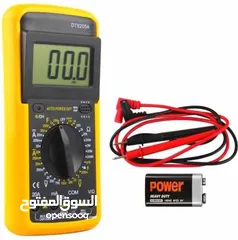  2 ساعة فحص ديجيتل نوع ممتاز جدا Digital Multimeter Dt9205a