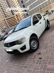  7 ميتسوبيشي L200 2013  نظيفة جدا عداد 187 الف للبيع في الشارقة