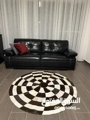  12 سجاد جلد بقر طبيعي معالج ضد البكتيريا