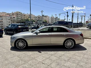  5 مرسيدس E350 AMG ذهبي 2022 اعلى مواصفات بحالة الزيرو مميزة جدا جمرك جديد