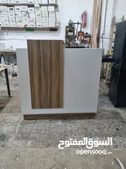  22 كاونترات  استقبال 120سم شامل التوصيل والتركيب مع إمكانية اختيار اللون والموديل المناسب