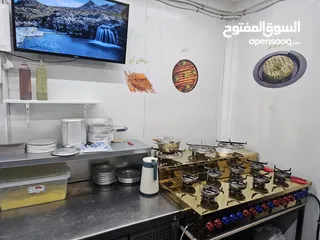  3 محل كنافه مجهز للبيع على الفحم وعلى الغاز