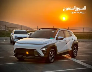  3 هونداي كونا  هايبرد (بنزين+كهرباء )  الشكل الجديد  فل الفل مميز بدون فتحة 2023
