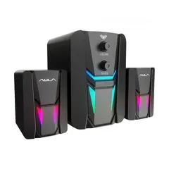  12 سماعات كمبيوتر جيمنغ  مضيئة مميزة  Aula Speaker N-189 Gaming RGB Lights OG