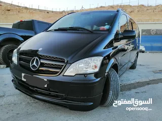  1 باص مرسيدس فيتو 2013 ديزل مواصفات فيانو شصي طويل مميز وسعر لقطه