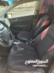  10 هيونداي اكسنت الشكل الجديد لون اسود بحالة الوكالة 1600cc