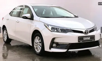  1 2019 Toyota Corolla XLI 2 Liter * GCC * Free Warranty * Low Mileage * Instalments * 0 Downpayment