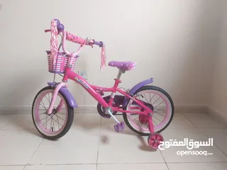  4 Spartan 16 inch girls bicycle