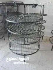  3 برميل زرب ثلاث طبقات حديد سميك علاقة مع جسم الشبك قاعدة حديد مبروم مبسط