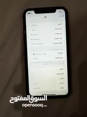  3 ايفون xr لون احمر 128 نظيف