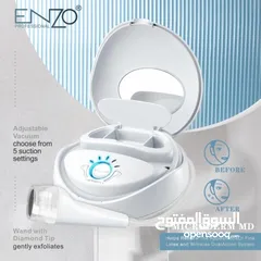  10 جهاز التقشير الألماسي من شركة Enzo professional امتياز ايطالي التقشير الماسي للوجة البشره و الجسم