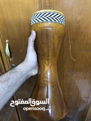  2 خشبة عراقية احترافية شغل درجة اولى مصنوعة من خشب الصنوبر وجلد غشاء قلب البقر