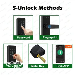  9 اقفال ابواب خارجية وداخليه ذكية smart lock