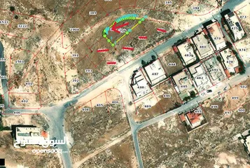  3 قطعة ارض من اراضي شمال عمان شفا بدران موقع مميز منطقة سكنية