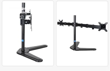  4 حمالة شاشة ثنائية من 32-13 Desktop Monitor Arm  Stand LCD LED Computer Dual Screen Mount