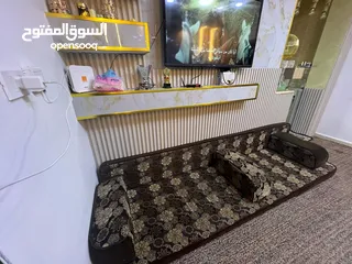  4 طقم كنب وجنابي وخزانه للبيع