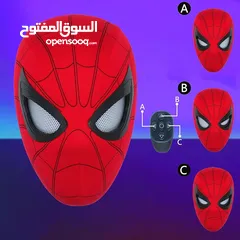  2 قناع سبايدر مان عيون متحركة