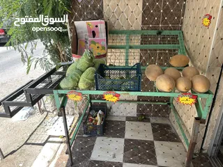  8 مستلزمات محلات تجاريه  مستلزمات محل خضار وفواكه