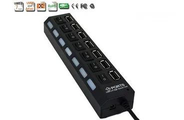  1 موزع USB 7 Port USB 2.0 Hi-Speed Hub