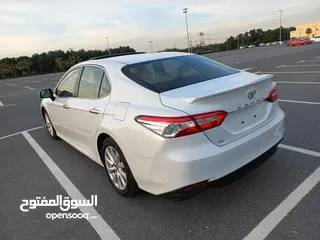  2 Toyota Camry 2019 White color