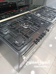  7 عرض نااار على فرن فريش ماتركس 90 سم سلفر ستيل فل سيفتي كامل مع مروحه