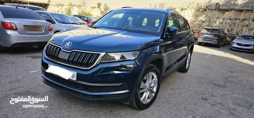  7 سكودا كوديك 2019 فل ابشن بحالة الوكالة دهان الشركة فل الفل سقف بانوراما رنجات اصلية