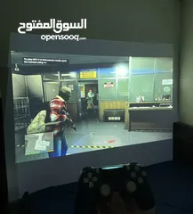  4 بليستيشن 4 سلم مع بروجكتور سامسونج