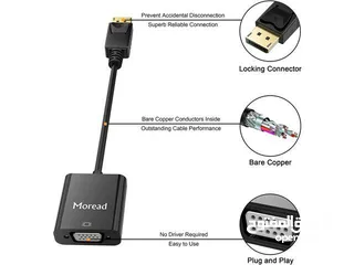  4 HDMI TO VGA ADAPTER MOREAD تحويلة من اتش دي ام اي  الى  في جي اه 