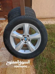  4 اطارات بالديسكو bmw x5 2010