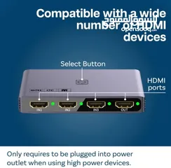  5 HAING HI-3012-HCS 3 in 1 Out HD Compatible Switch هانغ سويتش اتش دي 3