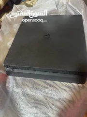  1 جهاز ps4 جديد سلييم 500g مع جميع الاسلاك وايد اصيله