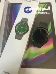  8 Samsung Watch 6 Classic بحالة الوكاااله  استعمال بسيط جدا