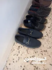  4 أحذية بواط وكنادر وبساطير جلد طبيعي