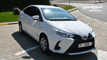  10 Available for Rent Toyota-Yaris-2022 (Monthly-2000 Dhs)