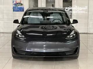  12 Tesla Model 3 (2023)  Standard plus  بحالة الوكالة  عداد شبه Zero  للتواصل الرقم بالوصف