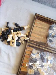  3 طاولة زهر وشطرنج قديمة